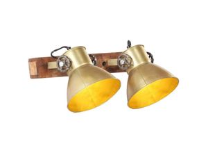 9508743765473 - Wandlampe Industriestil Messing 45x25 cm E27 - Mehrfarbig - Prolenta Premium