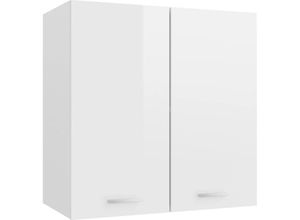 9509215928419 - Prolenta Premium - Hängeschrank Hochglanz-Weiß 60x31x60 cm - Weiß