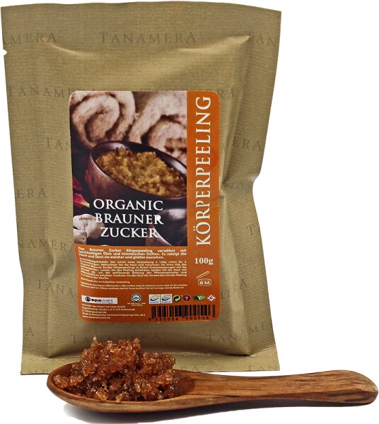 9555006900539 - Organic Brauner Zucker Kö rperpeeling 100 g 9555006900539 - Organic Brauner Zucker Kö rperpeeling 100 g