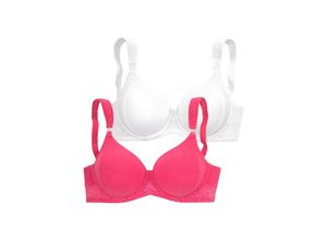 9580132345183 - Große Größen Still-BH pink+weiß Gr85C