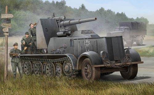 9580208015859 - Trumpeter 751585 - 1 35 88 cm Flak 18 Selbstfahrlafette