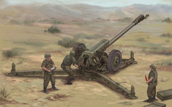 9580208023298 - Trumpeter 752329 - 1 35 D30 122 mm Howitzer Späte Version