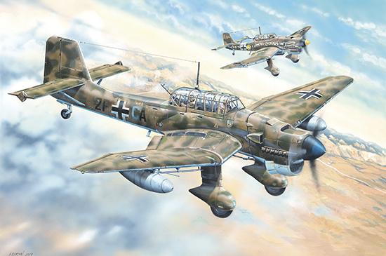 9580208024233 - Trumpeter 752423 - 1 24 Junkers JU-87R Stuka