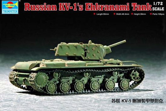 9580208072302 - Trumpeter 757230 - 1 72 KV-1S Ehkranami 9580208072302 - Trumpeter 757230 - 1 72 KV-1S Ehkranami