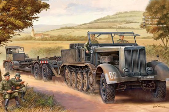 9580208072753 - Trumpeter 757275 - 1 72 SdKfz 9 (18 to) Half-Track