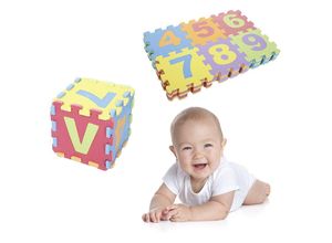 9587759730811 - Haloyo - 36-teilige Schaumstoff-Puzzle-Spielmatte Baby-Schaumstoff-Puzzle-Übungsmatte 155 x 155 cm