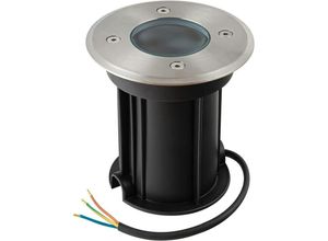 9588564715864 - Bodeneinbaustrahler für den Außenbereich für GU10 IP65 wasserdichter LED-Terrassenstrahler für den Außenbereich Runder und begehbarer Bodenstrahler