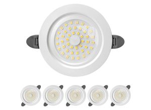 9588564717967 - LED-Einbaustrahler IP44 LED-Einbaustrahler für den Innenbereich extra flacher 28-mm-Einbaustrahler 9 W 900 Lumen entspricht 90 W Glühlampe