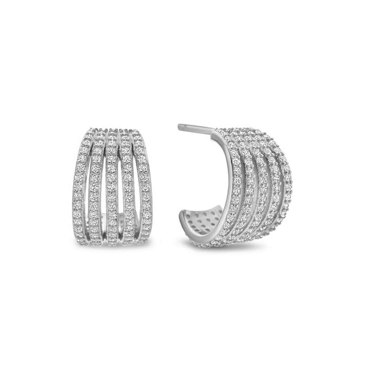 9718316190278 - Damenohrringe 9NB-1427 Silberfarben