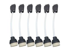 9770299142316 - Lntyq GU10-Lampenfassung Lampenfassungsanschluss Adapter für LED und Halogen Keramiksockel und Klemmenblock