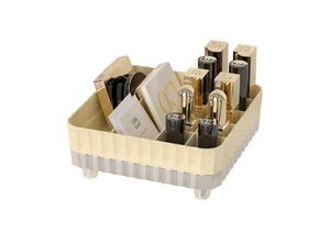 9770299149995 - Lntyq Make-up-Organizer separate Fächer Lippenstift-Organizer Lippenstift-Aufbewahrung 12 Kosmetik-Aufbewahrungsfächer geeignet für Lidschatten