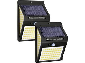 9771353032758 - 140 LED-Solarleuchte für den Außenbereich 3 Beleuchtungsmodi Solarleuchte für den Außenbereich Bewegungsmelder 2 Stück - Lycxames