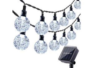 9771353033274 - Lycxames - Solar-Lichterkette für den Außenbereich 11 m 60 LEDs wasserdichte Solar-Lichterkette 8 Modi Outdoor-Solar-Lichterkette für Garten