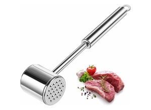 9771353149296 - Fleischklopfer für Küche und Grill – robuster Edelstahl-Fleischhammer für Rinderhähnchenbrust – leicht zu reinigender Fleischklopfhammer - Minkurow