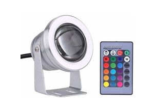 9771353154283 - LED-Außenleuchte Marineboot Yacht IP65 10 w 12 v RGB-LED-Spot regenfest mit Fernbedienung - Minkurow