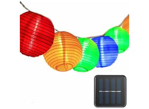 9771353154306 - Minkurow - Outdoor Solar String Lights Laternen Lichterkette 30 led Wasserdichte Outdoor Solar Lichter für Gartenbeleuchtung Chinesische Laterne für