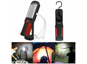 9771353155075 - Minkurow - Wiederaufladbare LED-Inspektionslampe wiederaufladbare LED-Arbeitsleuchte mit magnetischer LED-Taschenlampe Lampen-Inspektionslampe