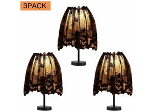 9771353163674 - Minkurow - Halloween-Lampenschirm Dekoration schwarze Spitze Spinnennetz Lampenschirm Topper Schal für Party Heimdekoration 508 x 1524 cm