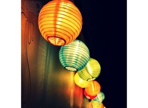 9771353164657 - Solar Lichterkette Outdoor 5 Meter Laterne 20 led Laternen Wasserdichte Solar Lichterkette Weihnachtsdekoration für Garten Terrasse Hof Haus