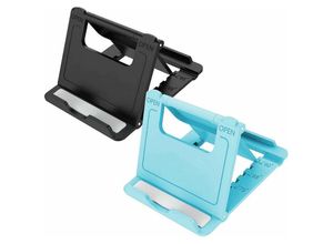 9771353167412 - Handyhalterung Ständer 2er-Pack Universelle faltbare Multi-Winkel-Desktop-Handyhalterung kompatibel mit iPhone X 6 7 8plus und Samsung Galaxy S6 S7