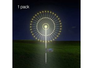 9771353167993 - Solar Gartenleuchte 105 led Solar Feuerwerk Licht Dekorative wetterfeste diy Outdoor Landschaftsleuchte für Garten Rasen Feld Terrasse Weg