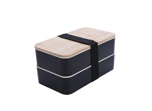 9778631045776 - Eting - Bento Box im japanischen Stil 2-stufige Lunchbox Brotdose mit Fächern