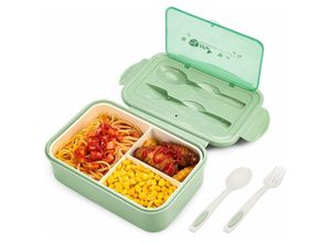 9778631045820 - Eting - Lunch Box Bento Box Brotdose mit 3 Fächern und Besteck