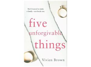 9780008252144 - Five Unforgivable Things - Vivien Brown Kartoniert (TB)