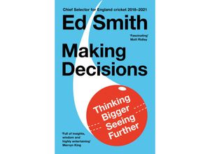 9780008530181 - Making Decisions - Ed Smith Kartoniert (TB)