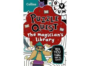 9780008532123 - Puzzle Quest The Magicians Library - Kia Marie Hunt Collins Kids Kartoniert (TB)