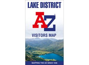 9780008653125 - Lake District A-Z Visitors Map - A-Z maps Karte (im Sinne von Landkarte)