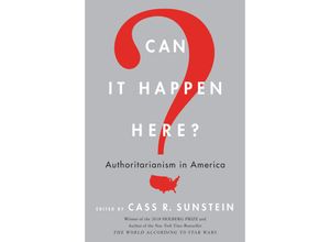 9780062696199 - Can It Happen Here? - Cass R Sunstein Kartoniert (TB)