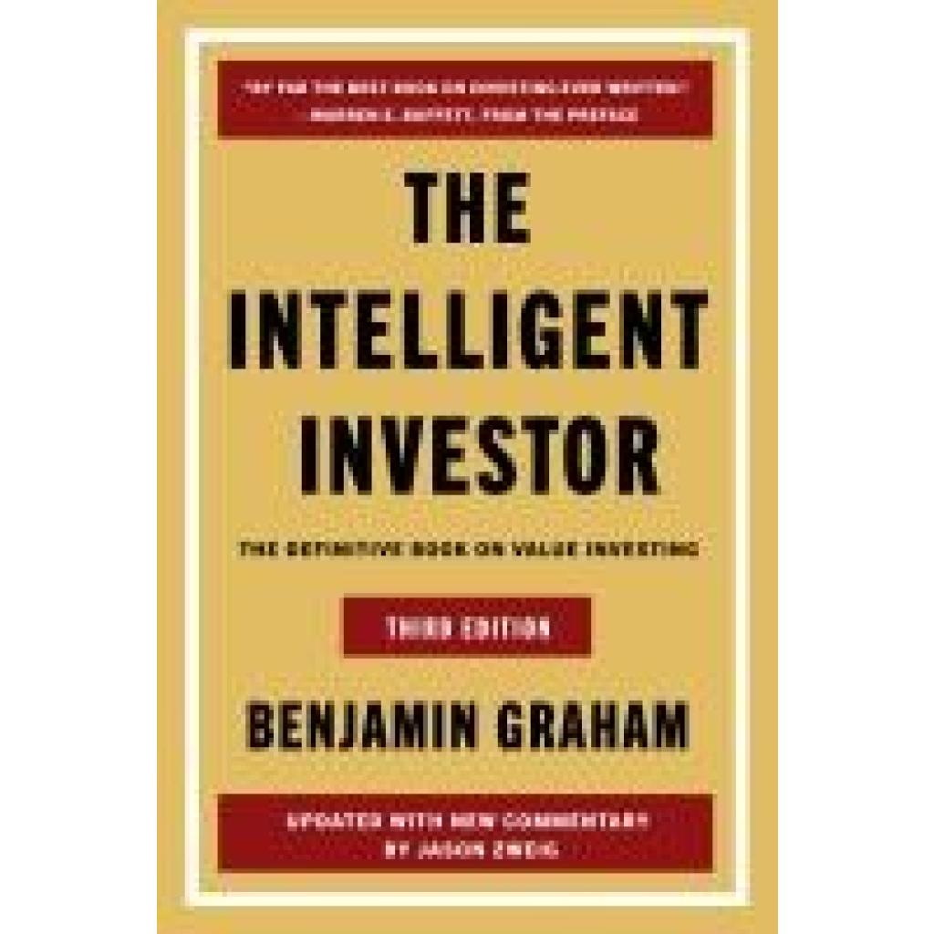 9780063423527 - Graham Benjamin The Intelligent Investor