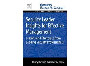 9780128008423 - Security Leader Insights for Effective Management Kartoniert (TB)