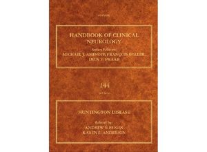 9780128018934 - Handbook of Clinical Neurology   Volume 144   SPEC - Handbook of Clinical Neurology Volume 144 Huntington Disease 12-Month Access eBook - Andrew Feigin Karen E Anderson Gebunden