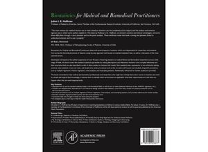 9780128023877 - Biostatistics for Medical and Biomedical Practitioners - Julien I E Hoffman Kartoniert (TB)