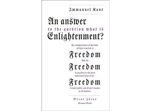 9780141043883 - Penguin Great Ideas   An Answer to the Question What is Enlightenment? - Immanuel Kant Kartoniert (TB)