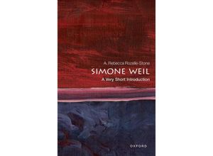 9780192846969 - Simone Weil A Very Short Introduction - A Rebecca Rozelle-Stone Taschenbuch