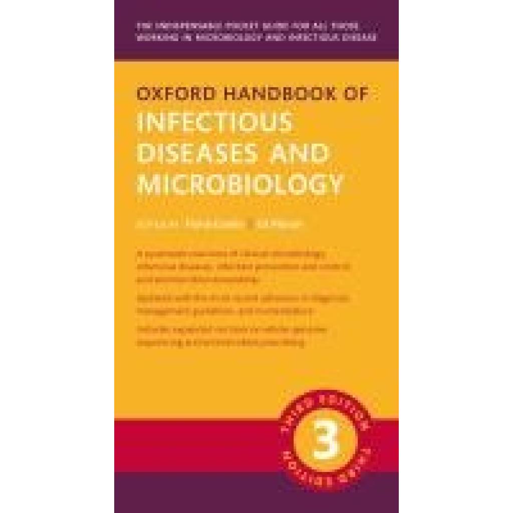 9780192896834 - Moran Ed Oxford Handbook of Infectious Diseases and Microbiology 3e