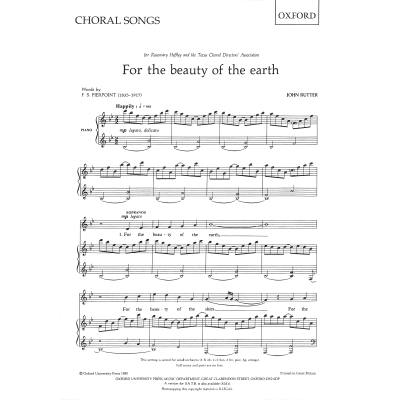 9780193415133 - For the beauty of the earth