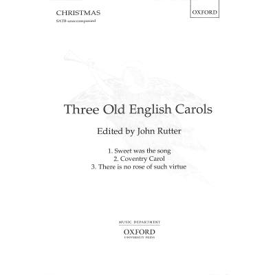 9780193416079 - 3 old english carols