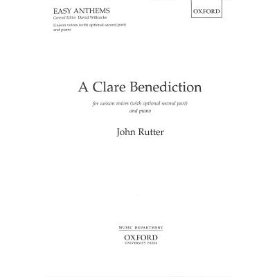 9780193420717 - A clare benediction