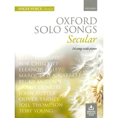 9780193556805 - Oxford solo songs - secular