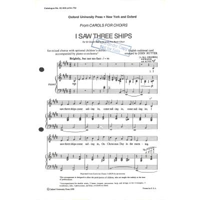 9780193856745 - I saw three ships