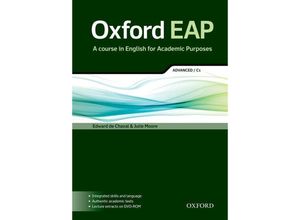 9780194001793 - Oxford EAP Oxford EAP Advanced C1 Students Book and DVD-ROM Pack m Buch m Beilage - Edward de Chazal Julie Moore Kartoniert (TB)