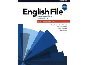 9780194037419 - English File English File Pre-Intermediate Students Book with Online Practice - Christina Latham-Koenig Clive Oxenden Jerry Lambert Kartoniert (TB)