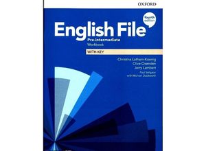 9780194037686 - English File Pre-Intermediate Workbook with Key - Christina Latham-Koenig Clive Oxenden Jerry Lambert Kartoniert (TB)