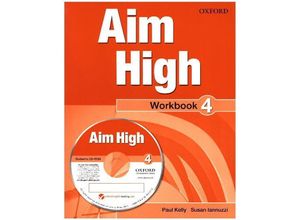 9780194453271 - Aim High   Aim High Level 4 Workbook m CD-ROM Kartoniert (TB)