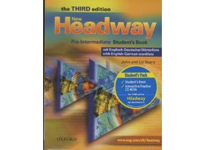 9780194711197 - New Headway Pre-Intermediate   Students Book w English-German wordlists + CD-ROM - John Soars Liz Soars Kartoniert (TB)