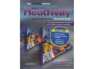 9780194711210 - New Headway Upper-Intermediate Third edition   Students Book with English-German wordlists + CD-ROM Kartoniert (TB)